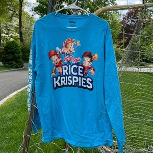 Kellogg’s Rice Krispies Long Sleeve T-shirt from PacSun. Size Large.
